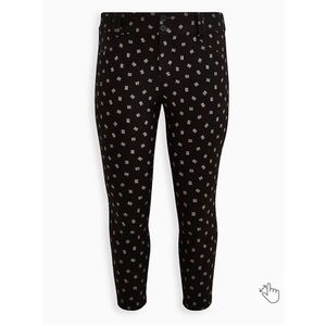 NEW Torrid 24 Black Diamond Ponte Ankle Skinny Pant
